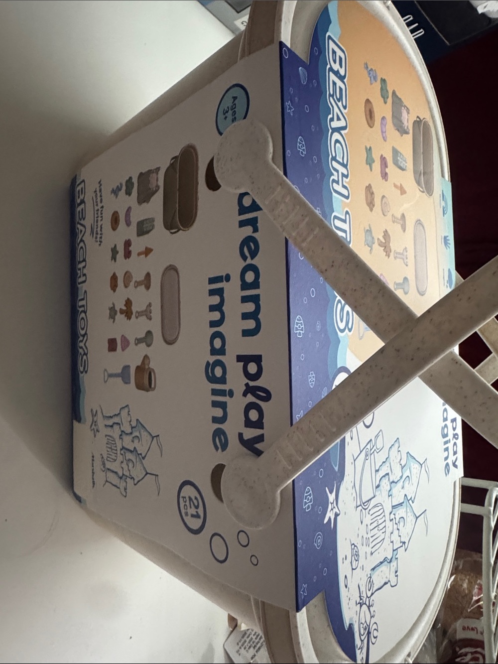 Beach Toys Set - Blue and White